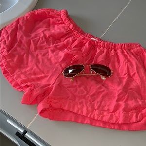 Pink shorts